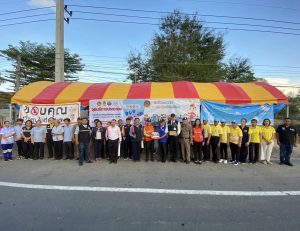 รองผู้ว่าราชการจังหวัดสุรินทร์ตรวจเยี่ยมจุดบริการประชาชนห้วงเทศกาลสงกรานต์ ปี 2568